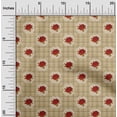 thumbnail image 1 of oneOone Silk Tabby Fabric Check|Leaves & Rose Floral Print Fabric By Yard 42 Inches Wide, 1 of 4