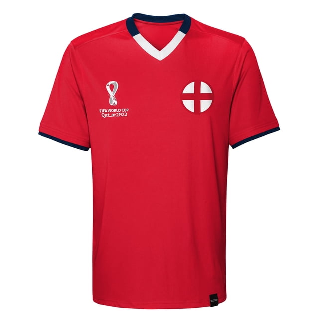 Outerstuff Mens FIFA World Cup Classic Secondary Short Sleeve Jersey, Red, Large