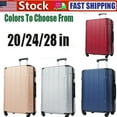 thumbnail image 1 of Luggage Expandable(only 24") Suitcase PC+ABS Spinner Built-In TSA lock 20in 24in 28in Carry on, 1 of 9