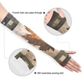 thumbnail image 3 of Leaf Block Multicolor Gardening Sleeves UV Sun Protection Cooling Arm Sleeves Anti-Scratch Farmers Sleeves for Women Men, 3 of 7
