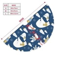 thumbnail image 3 of Lsque cute winter bear Print Christmas Tree Skirt, Tree Skirt with Ties or Velcro, Perfect for Holiday Decorations, Halloween, and New Year-30", 3 of 7