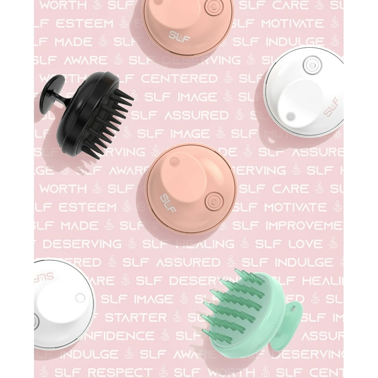 SLF Rejuvenating Scalp Massager, Vibrating Head Exfoliator and Massager