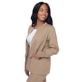 thumbnail image 3 of Sivvan Women's Scrubs Warm-Up Jacket / Front Snaps - Round Neck, 3 of 7