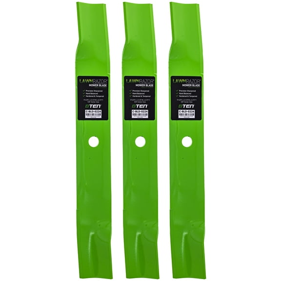 LawnRAZOR Blade for Toro Quest S Time Cutter Z 50 Deck 115-5059-03 High Lift 3 Pack 810-CBL2446D