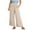 Black, variant on BVOFAR Women's Casual Linen Pants High Waist Drawstring Palazzo Trousers with Pockets Summer Flowy Wide Leg Pants 2025