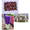 thumbnail image 2 of Artificial Flower Plants Panels Background Wall Wedding Decor for Stage Blue, 2 of 9