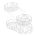 thumbnail image 1 of Cesta de frutas para encimera, cuenco para verduras, multiusos, de malla metálica, soporte para frutero, soporte , cebolla y mesa rústica., 1 of 8