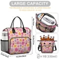 thumbnail image 5 of Pioneer Flower Floral Print Pattern Womens Lunch Box for Work,Insulated Large Lunch Bag,Leakproof Adult Lunch Bag for Work,Beach,Travel,Picnic,Camping, 5 of 6