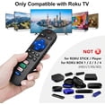 thumbnail image 4 of Replacement Remote Control Only for Roku TV-Compatible for TCL Roku/Hisense Roku/Onn Roku/Sharp Roku/Element Roku/Westinghouse Roku/Philips Roku Smart TVs, 2 pack, 4 of 7