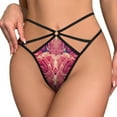 thumbnail image 2 of Beautiful Roses Colorful Open Type Women's Panties Crotch Opening G-strings Thongs Lingeries Underwear, 2 of 7