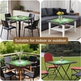 thumbnail image 5 of Colorful Tie Dye Burst Pattern Square Fitted Tablecloth with Elastic Edge,Square Table Cover,Washable Elastic Table Cover for Home Kitchen Party Decor 34"x34", 5 of 6