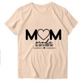 thumbnail image 1 of Blusas de Manga Corta para las Mujeres Divertido Impreso Cuello Redondo Tee, Vintage Humor Gráfico Blusas de Primavera para las Mujeres, 1 of 3
