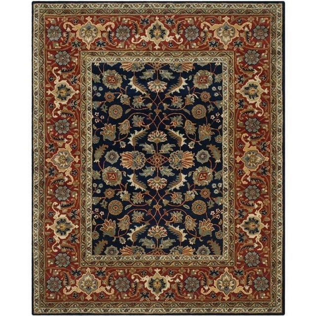 Safavieh Royalty Navy Contemporary Rug - 6' x 9'