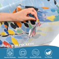 thumbnail image 5 of Yayeee Kitchen Curtains Tier Set of 2 Light Filtering 57"x24" Over Sink Window Panels, Colorful Leaves, 5 of 7
