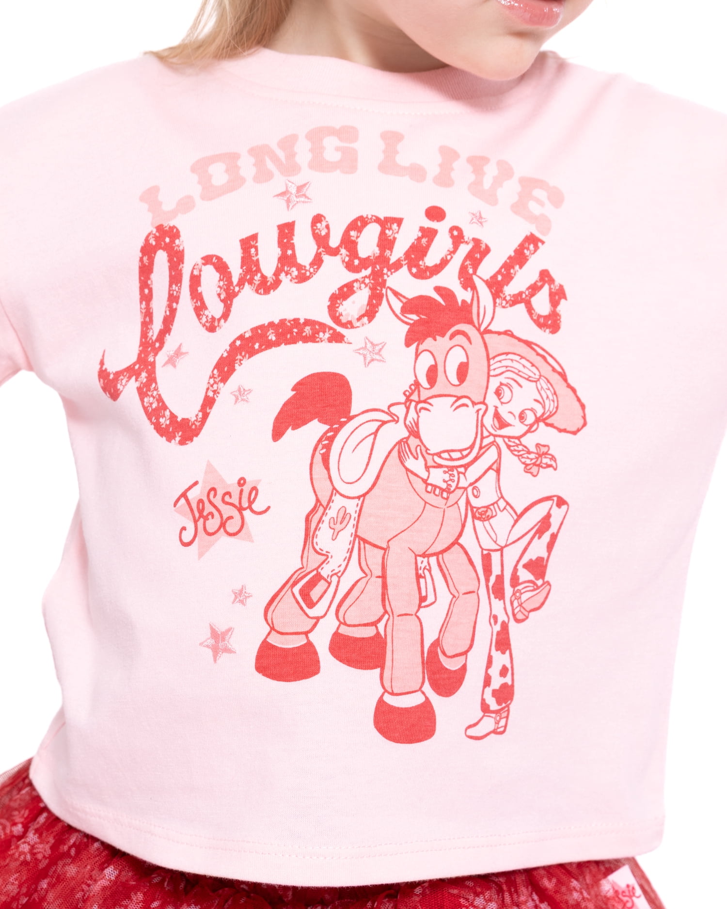 Toy Story Toddler Girls Graphic Tee with Short Sleeves and Tutu Skirt Set, Sizes 12M-5T