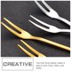 thumbnail image 4 of OHOIOLLA 10Ud Tenedores Creativos Para Snacks Y Postres En Acero Inoxidable Resistente Plateado Para Uso En El Hogar, 4 of 8
