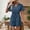 Blue, variant on Sentmoon Womens Jumpsuits Casual Dressy Short Sleeve V Neck Long Sleeve Romper for Women Solid Color Regular Fit Women Overalls Summer for Business and Casual S-XL