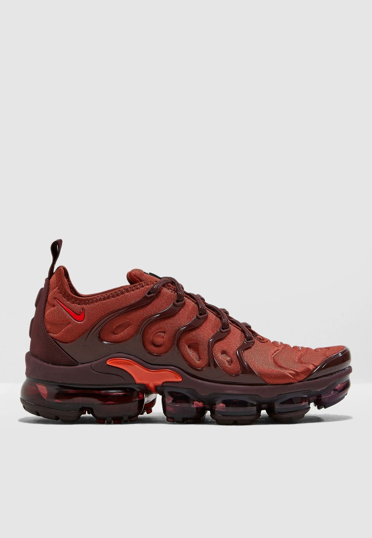 burgundy vapormax plus women's