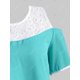thumbnail image 3 of Más el tamaño de hombro abierto del cordón de la blusa Insertar Rosegal Blusas Tallas Grandes, 3 of 5