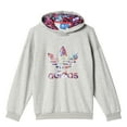 thumbnail image 1 of Adidas Originals S Rose Girls Hoodie Medium Grey Heather/Multicolor/Fresh Pink s96103, 1 of 1