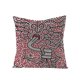 thumbnail image 2 of Funda de almohada de lino con estampado de grafiti de Keith Haring, 2 of 3