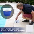 thumbnail image 3 of Tnobhg Swimming Pool Skimmer Socks Stretchable Fabric Universal Easy Installation Debris Catcher Pool Filter Basket Socks Accessories, 3 of 7
