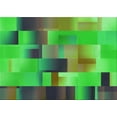 thumbnail image 1 of Ahgly Company Machine Washable Indoor Rectangle Transitional Neon Green Area Rugs, 7' x 9', 1 of 7