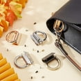 thumbnail image 2 of 8 Sets Purse Suspension Clasp 4 Colors D-Ring Metal Buckle with Screws 35x32mm Alloy Purse Strap Connectors Hardware Bags Ring for DIY Leather Craft Backpack Making Colorful, 2 of 6