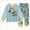A139-Light Blue, variant on Boys 2‑Piece Pajama Set with Cartoon Print,Cozy Fabric Long Sleeve Loungewear for Kids 2-3 Years