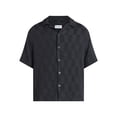 thumbnail image 5 of No Boundaries Check Gauze Shirt with Short Sleeves, Men's XS-5XL, 5 of 5