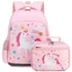 thumbnail image 1 of Mochila Octsky Candy Unicorn Pink con set de lonchera, 1 of 9