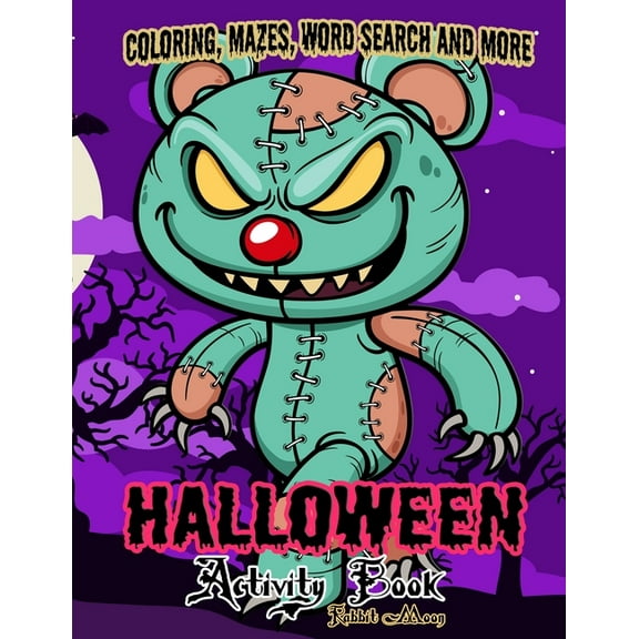 Halloween Collection: Halloween Activity book : A Fun Kid Workbook Game For Learning, Coloring, Mazes, Word Search and More ! (Series #10) (Paperback)