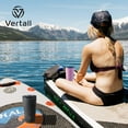 thumbnail image 6 of Travel Tumblers Stainless Steel Coffee Mug 20 oz BPA Free Double Wall Vacuum Insulated for Hot or Cold Beverages with Spill-Proof Slide Lid by Vertall - Aqua, 6 of 10