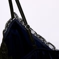 thumbnail image 3 of Squevariel Womens Satin Silk Sleeveless Sleepshirt Lace Trim Sleep Dress V Neck Casual Spaghetti Strap Nightgowns, 3 of 8
