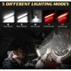 thumbnail image 3 of Rechargeable Work Light Workshop Lamp COB Torch Flashlight with Magnetic Base 5 Modes White/Red Light Camping Lamp for Garage, Camping, Emergency, etc, 3 of 5