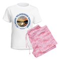 thumbnail image 6 of CafePress - Allagash Wilderness Waterway Pajamas - Women's Short Sleeve Print T-Shirt and Pants Light Cotton Pajama Set, 6 of 7