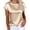 Khaki #007, variant on Womens Tops Summer Casual Cap Sleeve Tshirts Shirts Business Dressy Spring Fashion Outfits Trendy Clothes Light Brown L
