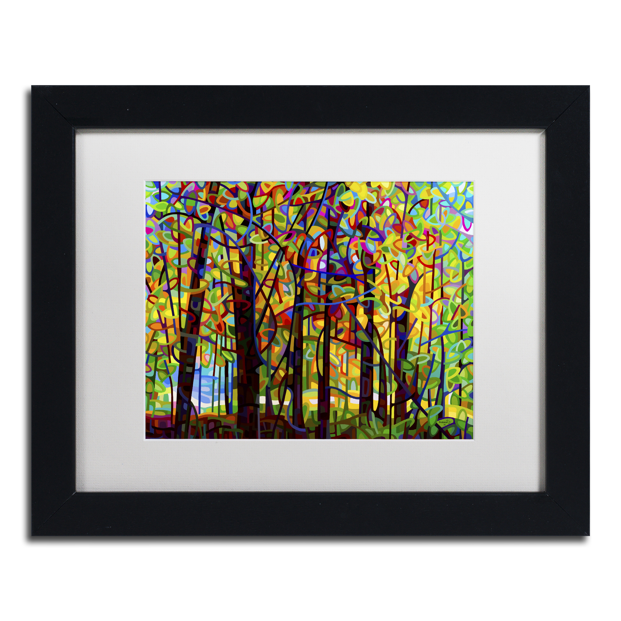 Mandy Budan 'Standing Room Only' Matted Framed Art