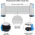 thumbnail image 5 of Filet de Ping-Pong, Filet de Tennis de Table Rétractable Filet de Ping-Pong Filet de Tennis de Table Ajustable, 5 of 5