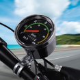 thumbnail image 4 of Motorcycle RPM Gauges Speedometer Black metal shell Digital Backlight and Tachometer Meter Odometer Instrument Assembly (Odometer), 4 of 4