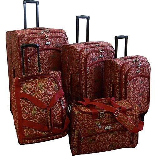 5 piece luggage set walmart