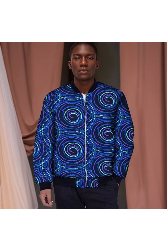 African Wax Printed Cotton winter Jacket for men and women Ankara Padded jacket coat tops