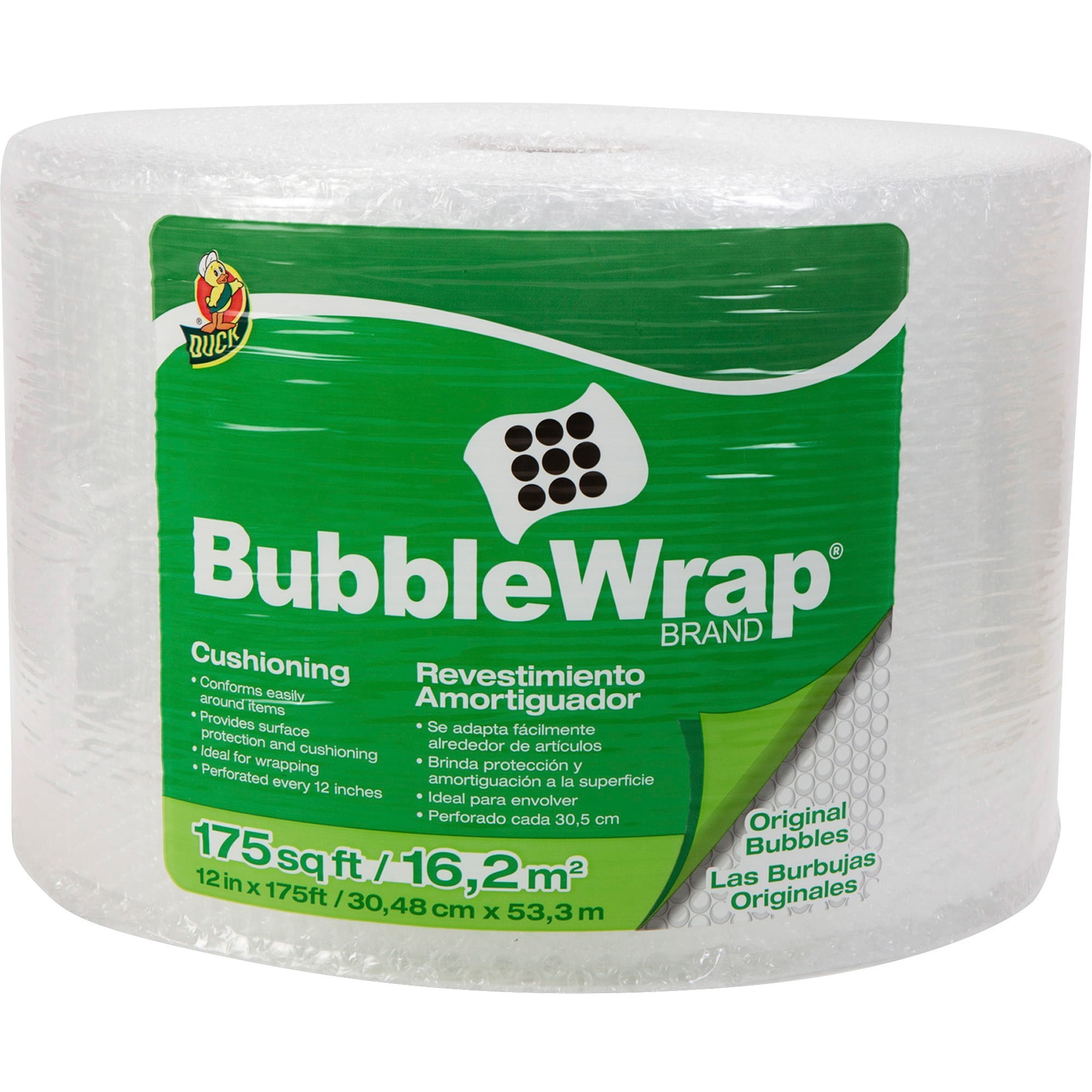 Duck Brand Bubblewrap Protective Packaging, Clear