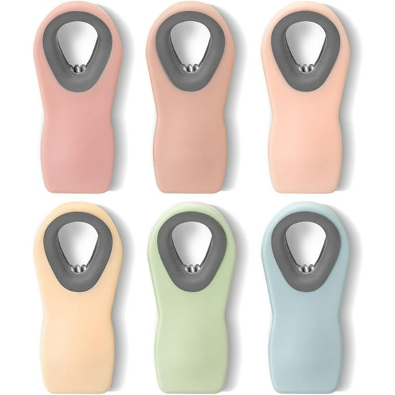 Mr. Pen- Magnetic Chip Clips, 6 Pack, Muted Pastel, Chip Clips, Bag Clips, Food Clips, Bag Clips for Food, Chip Bag Clip, Chip Clips Magnetic, Chip Bag Clips, Clips for Food Packages, Kitchen Clips