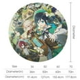 thumbnail image 2 of Genshin Impact Round Tablecloth Print Decorative Table Cover Washable Table Cloths for Dining Party Picnic 36x36in, 2 of 8