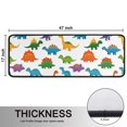 thumbnail image 5 of Kitchen Rugs Sets Of 2,Colorful Dinosaur Assortment Pattern Anti Fatigue Kitchen Mat Rugs Non Slip Washable,Decorative Kitchen Floor Mats for Kitchen,Sink,Laundry,17"x47"+17"x47", 5 of 5