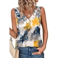thumbnail image 3 of WIHOLL Tank Tops for Women V Neck Ruched Sleeveless Tops Loose Fit Flowy Womens Summer Tops Casual Comfortable Stylish Tees and Tanks, 3 of 11