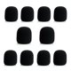 thumbnail image 1 of 10 Uds. Tapas Protectoras para Micrófono Con Cubierta Esponja para Parabrisas (negro), 1 of 9