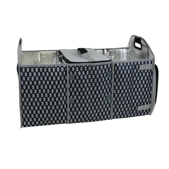 Car Trunk Organizer with Insulated Cooler