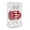 Red/White, variant on Vickerman 7" Purple-Lime-Cerise Flat Candy Christmas Ornament, 3 per Box
